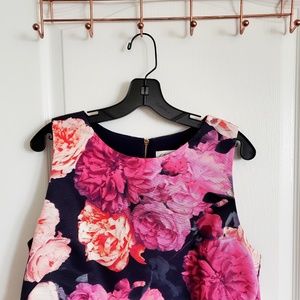 Multicolored floral occasion top